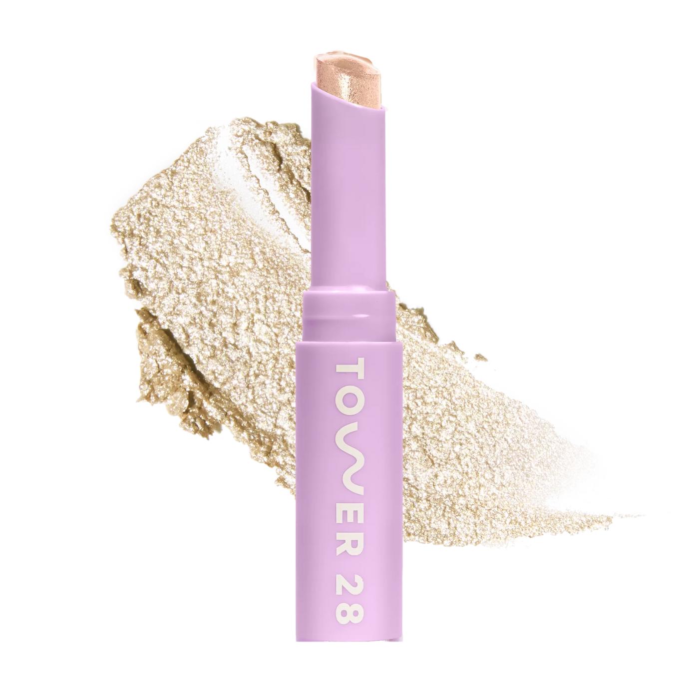 Tower 28 GoGo Cooling Shimmer Eyeshadow Chateau Champagne